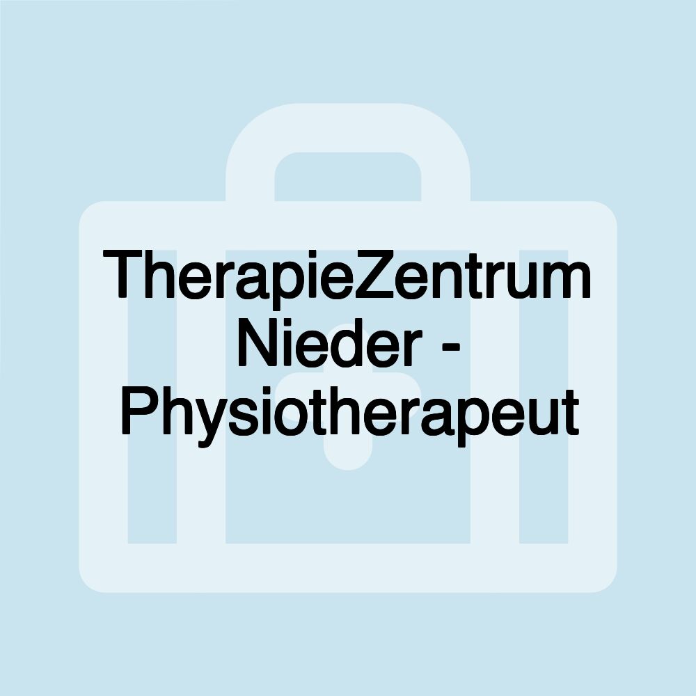 TherapieZentrum Nieder - Physiotherapeut