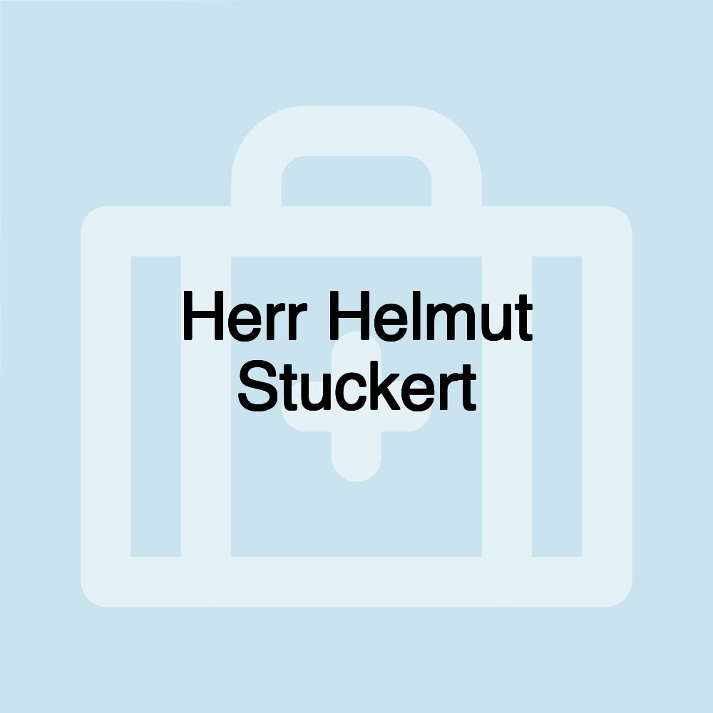 Herr Helmut Stuckert