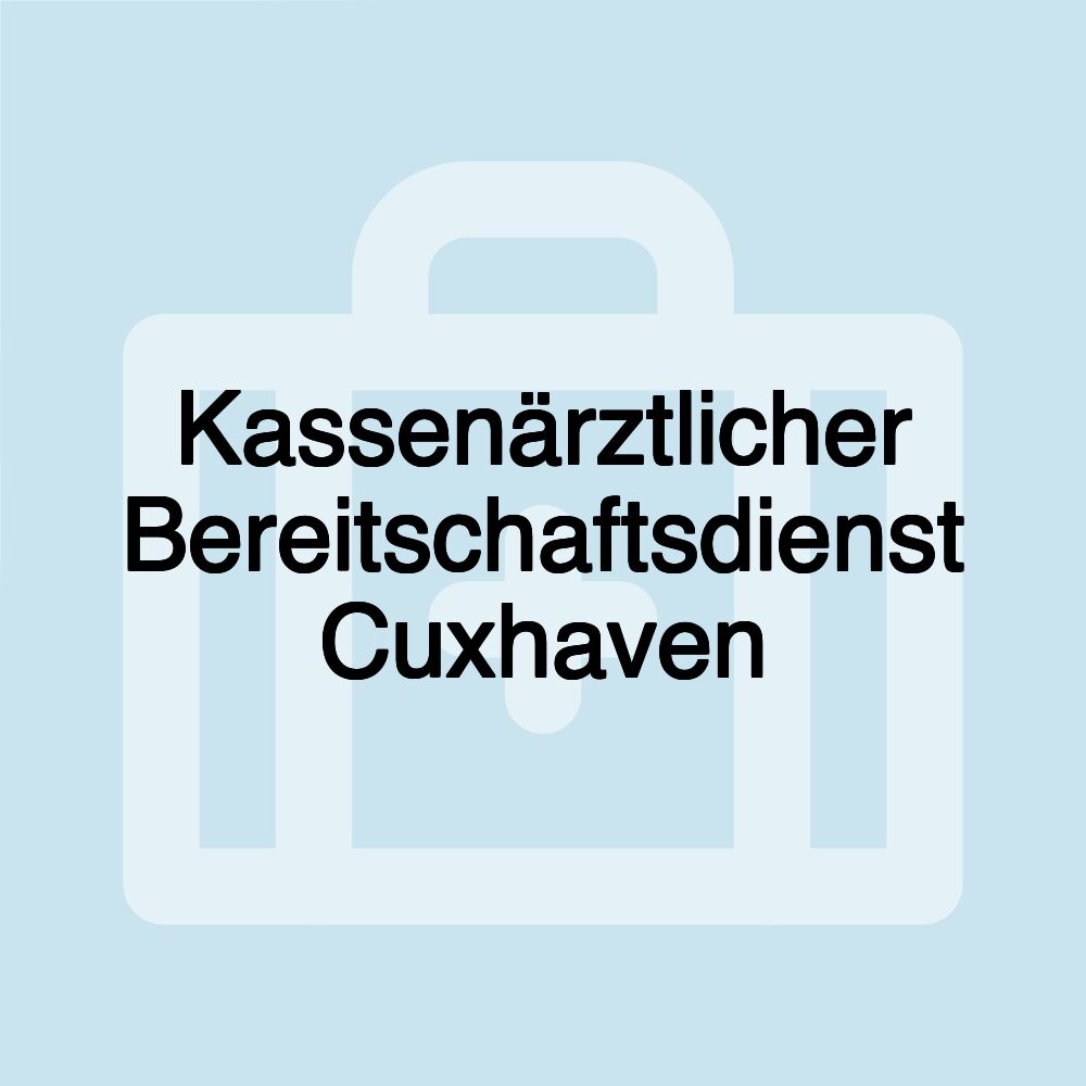 Kassenärztlicher Bereitschaftsdienst Cuxhaven