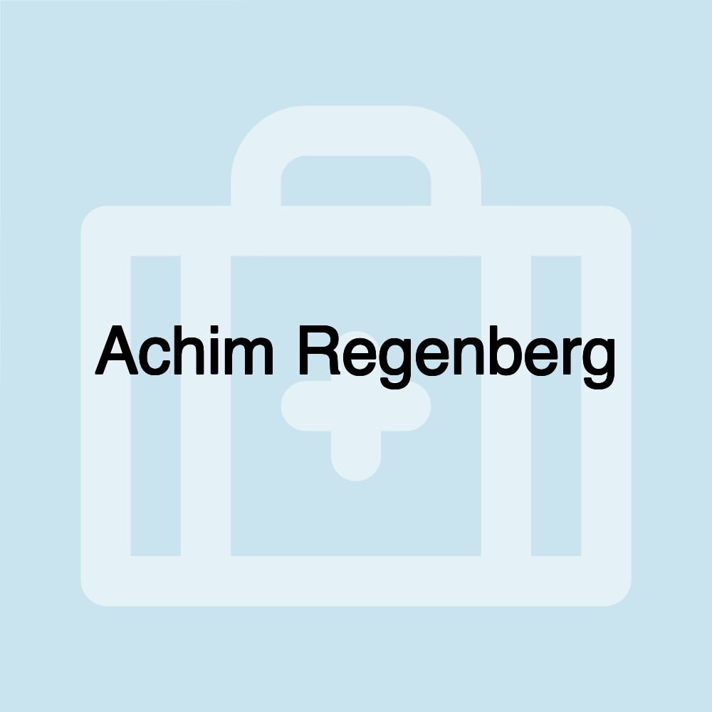 Achim Regenberg