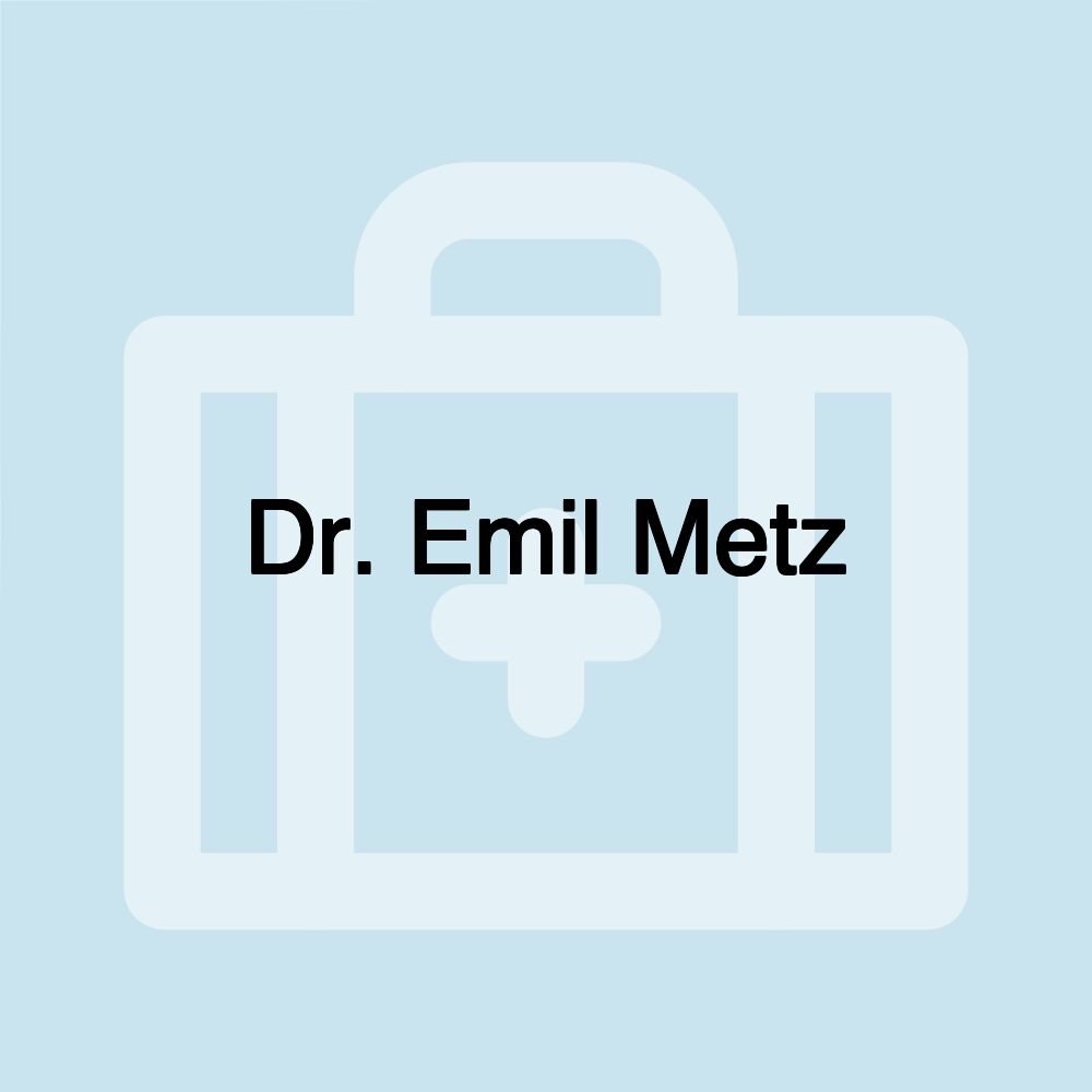 Dr. Emil Metz