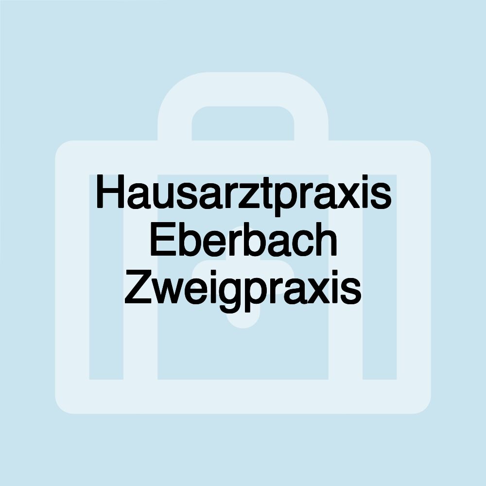 Hausarztpraxis Eberbach Zweigpraxis