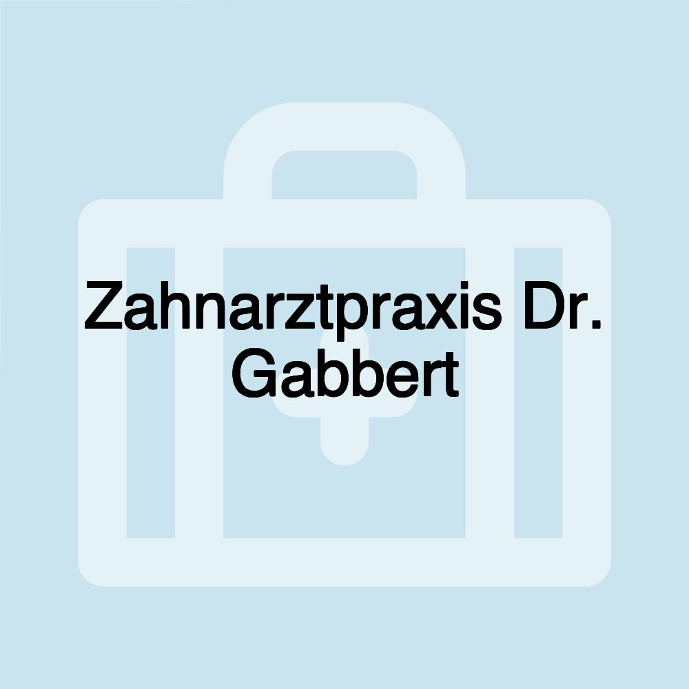 Zahnarztpraxis Dr. Gabbert