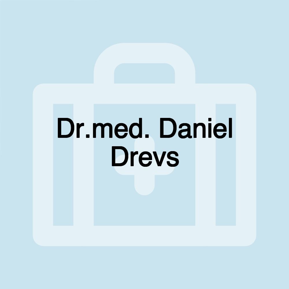 Dr.med. Daniel Drevs