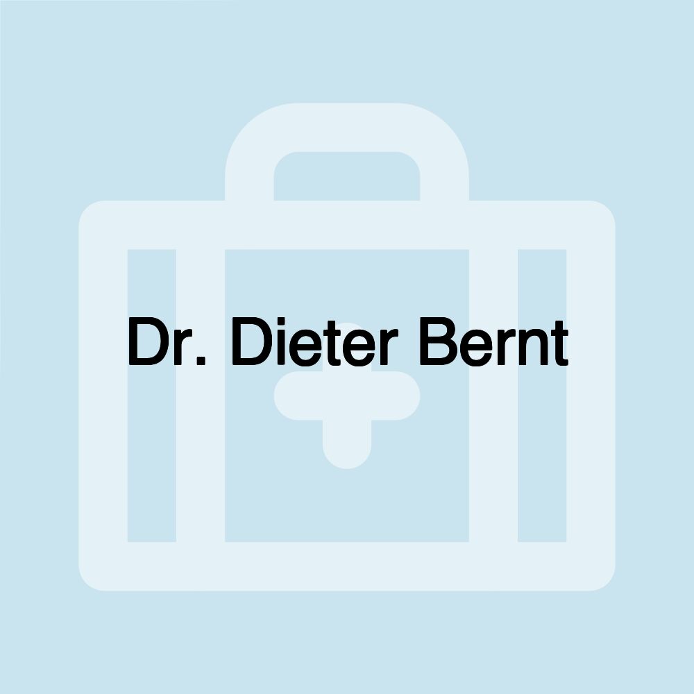 Dr. Dieter Bernt