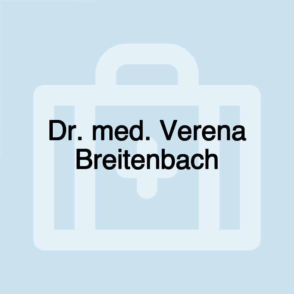 Dr. med. Verena Breitenbach