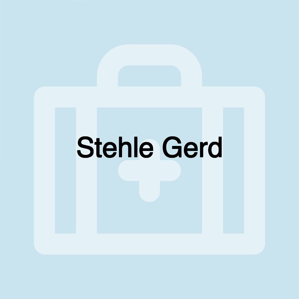 Stehle Gerd