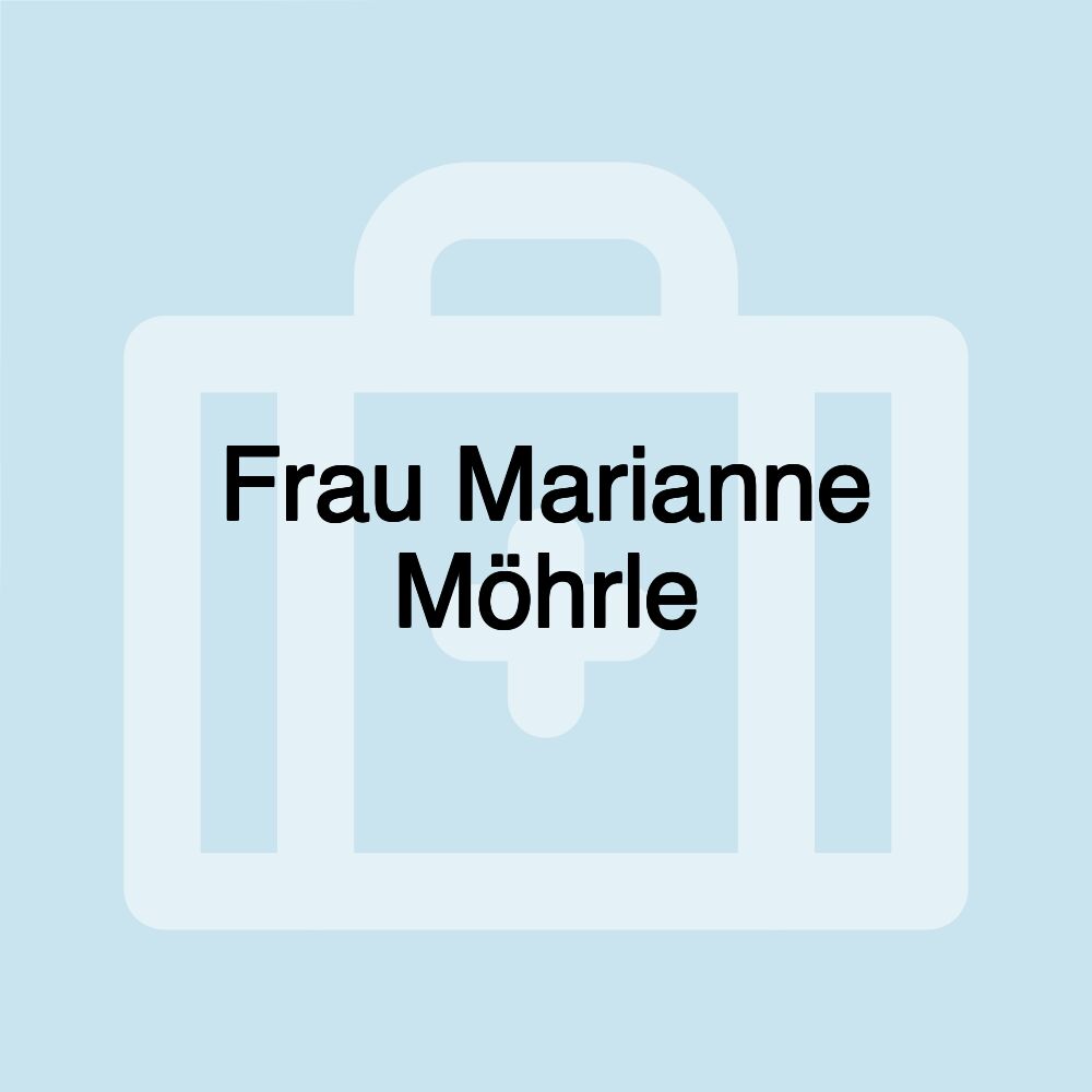 Frau Marianne Möhrle