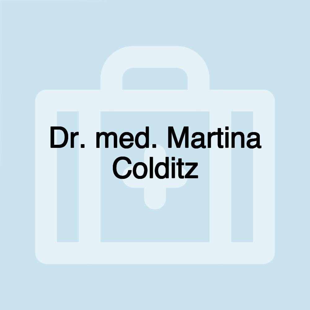 Dr. med. Martina Colditz