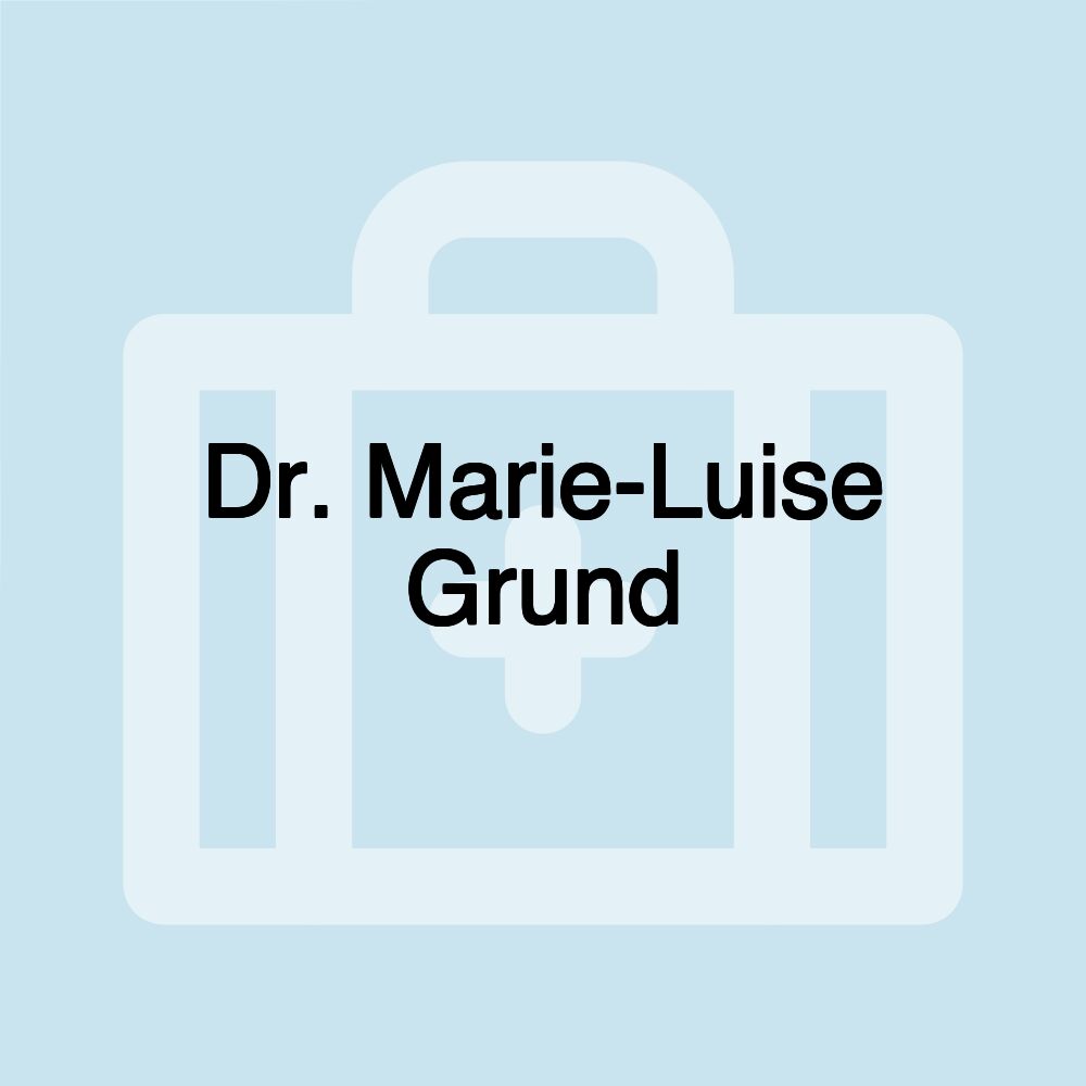 Dr. Marie-Luise Grund