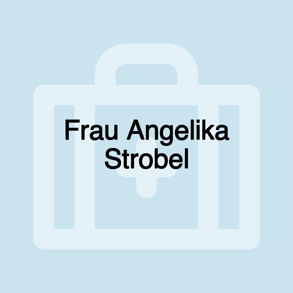 Frau Angelika Strobel