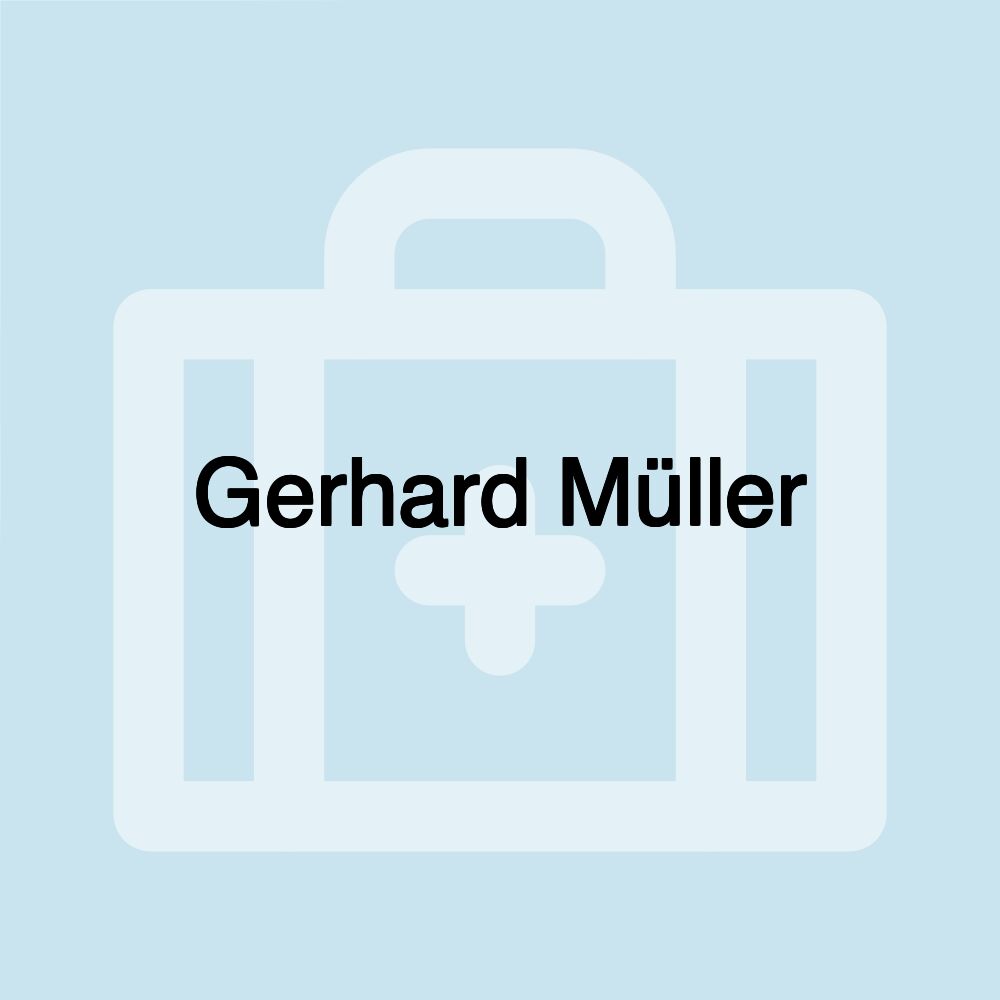 Gerhard Müller