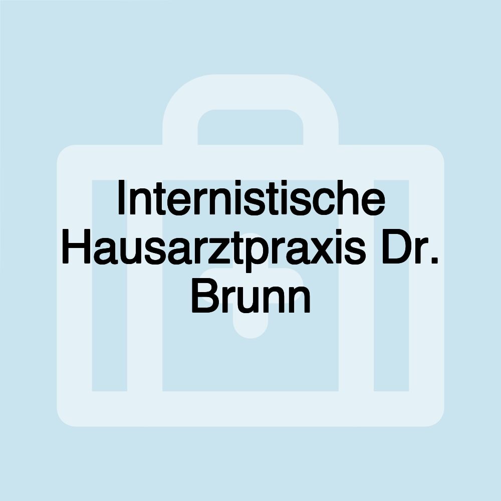 Internistische Hausarztpraxis Dr. Brunn