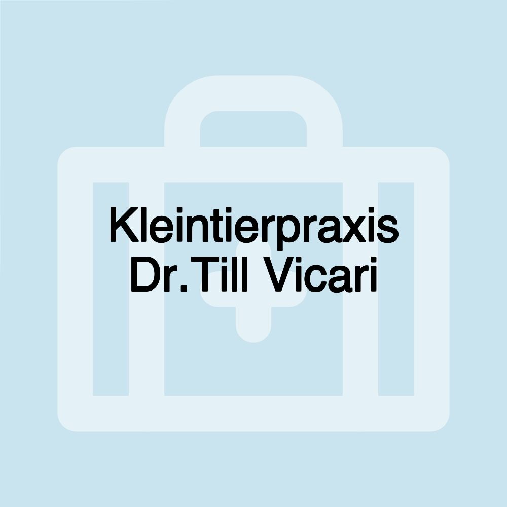 Kleintierpraxis Dr.Till Vicari