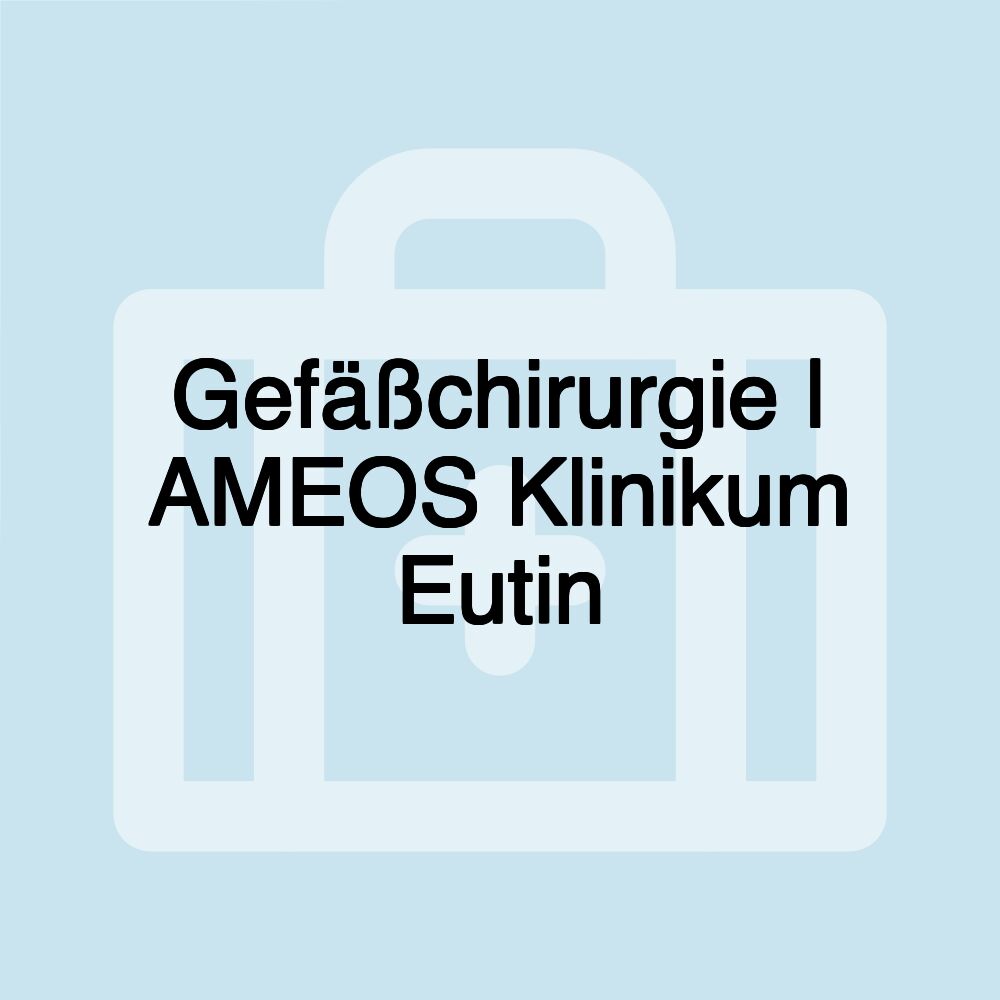 Gefäßchirurgie | AMEOS Klinikum Eutin