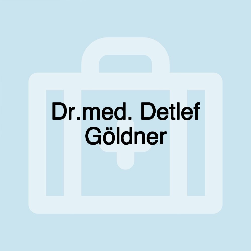 Dr.med. Detlef Göldner