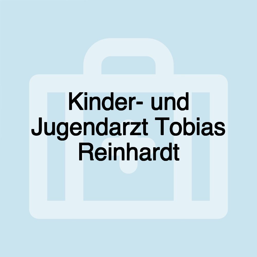 Kinder- und Jugendarzt Tobias Reinhardt