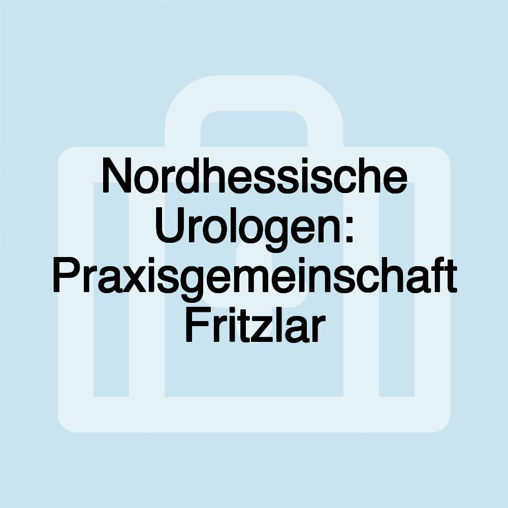 Nordhessische Urologen: Praxisgemeinschaft Fritzlar