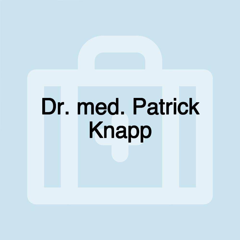 Dr. med. Patrick Knapp