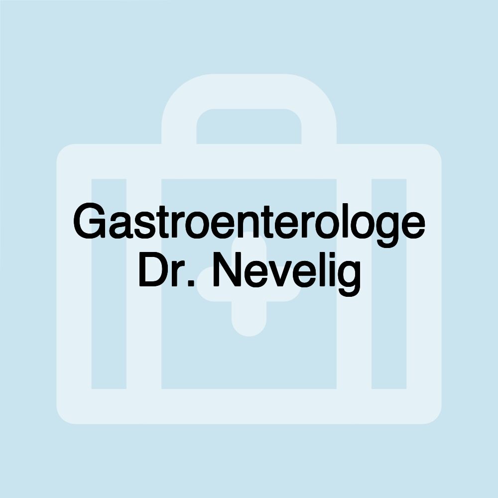 Gastroenterologe Dr. Nevelig