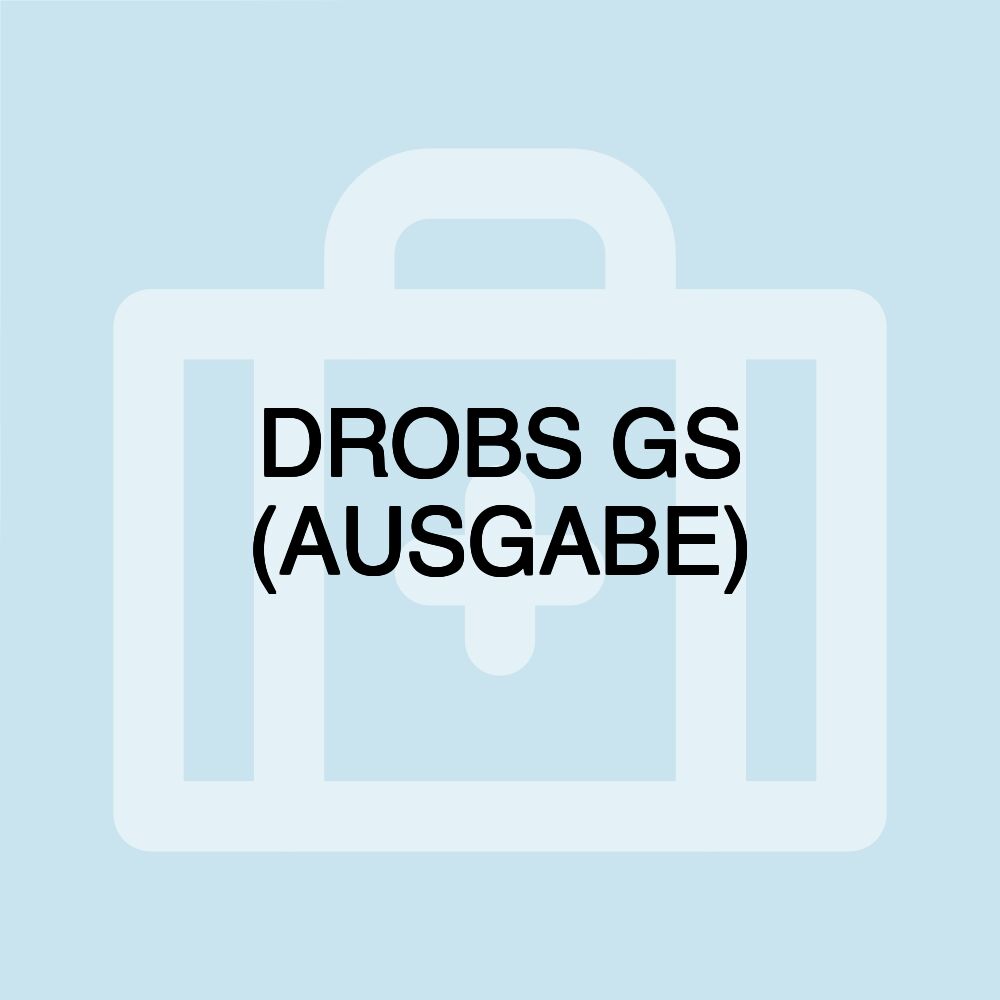 DROBS GS (AUSGABE)