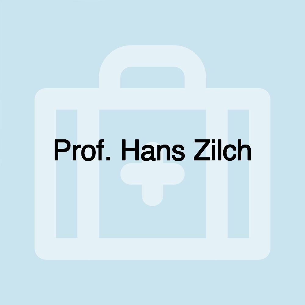 Prof. Hans Zilch