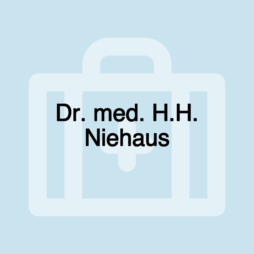 Dr. med. H.H. Niehaus