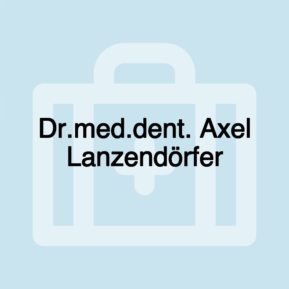 Dr.med.dent. Axel Lanzendörfer