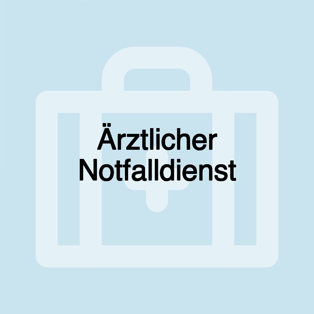 Ärztlicher Notfalldienst