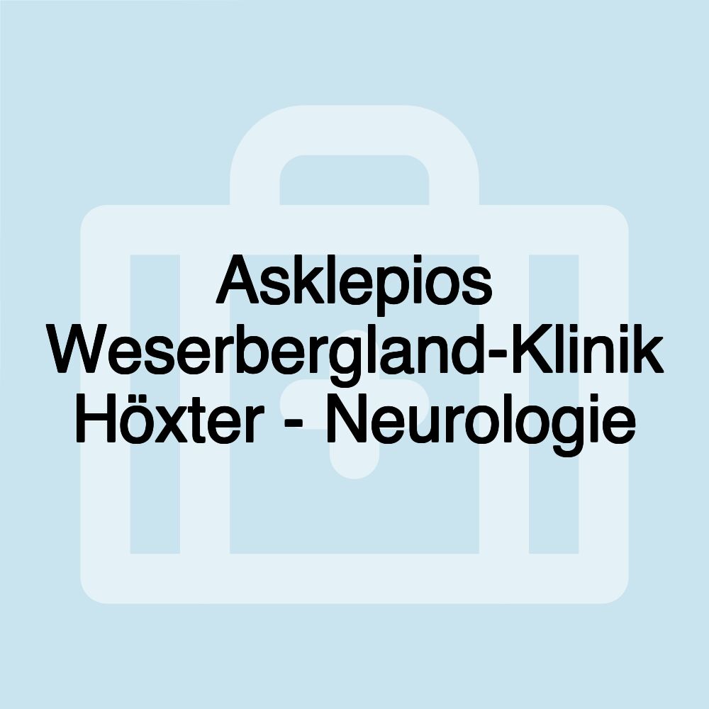 Asklepios Weserbergland-Klinik Höxter - Neurologie