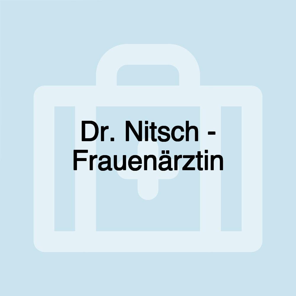 Dr. Nitsch - Frauenärztin