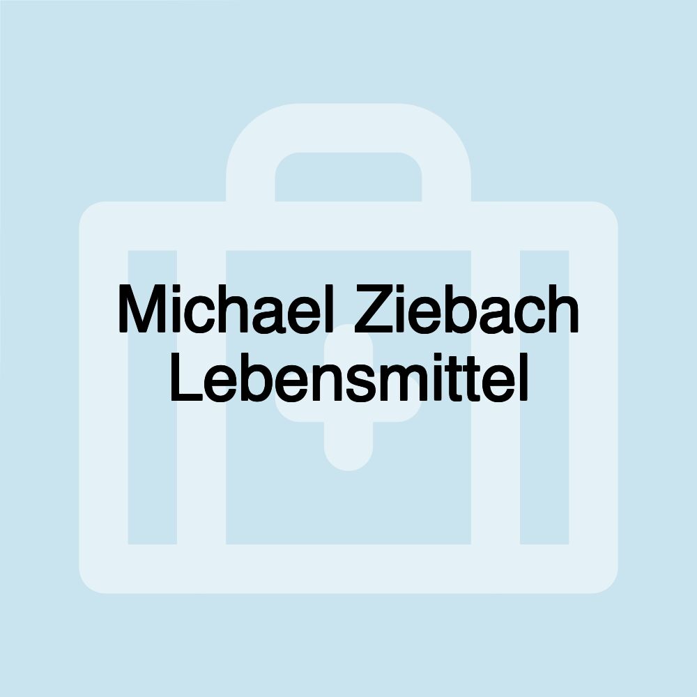 Michael Ziebach Lebensmittel