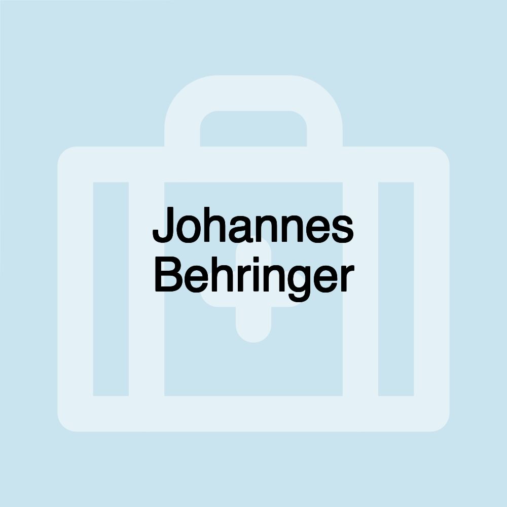 Johannes Behringer