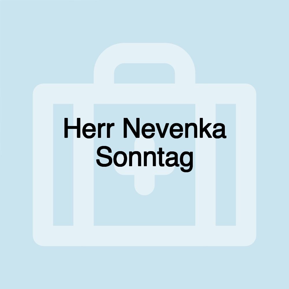 Herr Nevenka Sonntag