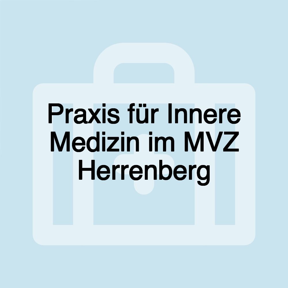 Praxis für Innere Medizin im MVZ Herrenberg