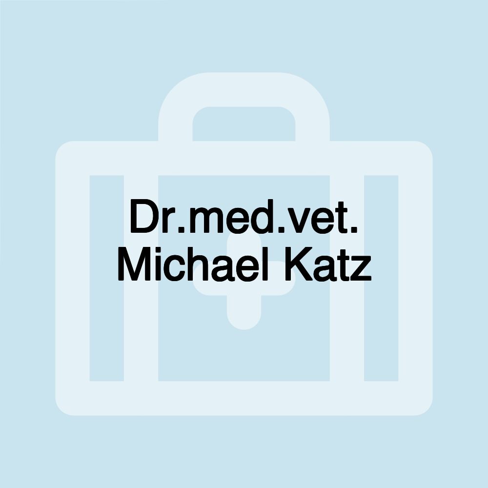 Dr.med.vet. Michael Katz