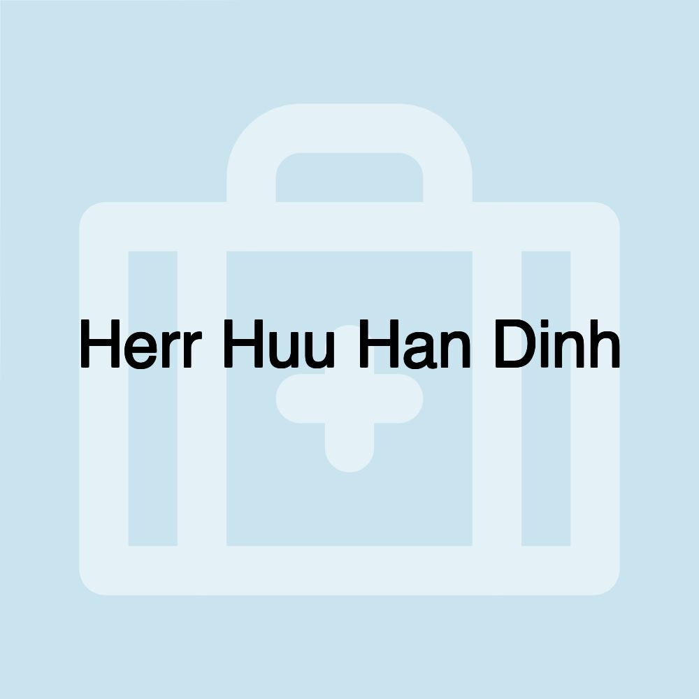 Herr Huu Han Dinh