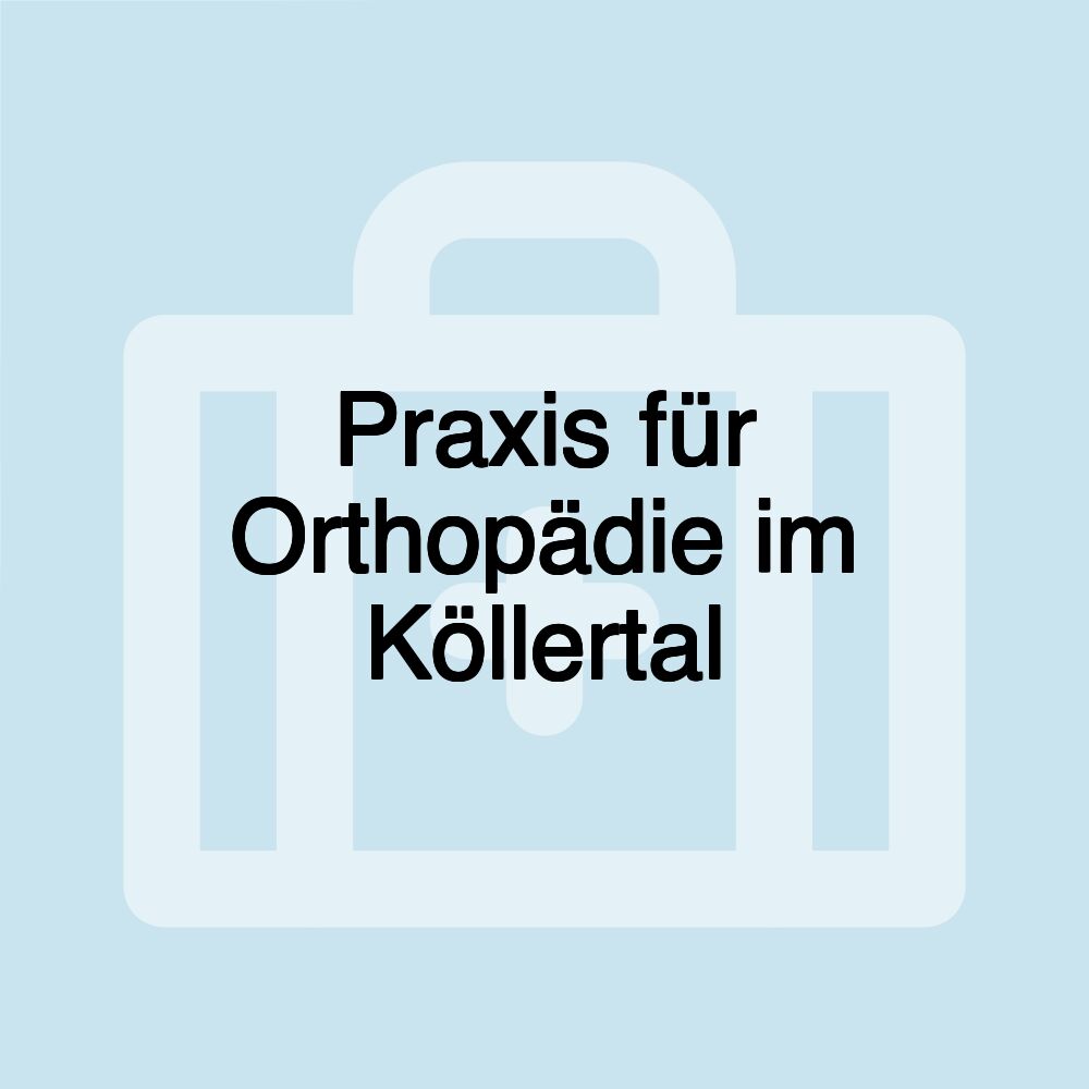 Praxis für Orthopädie im Köllertal