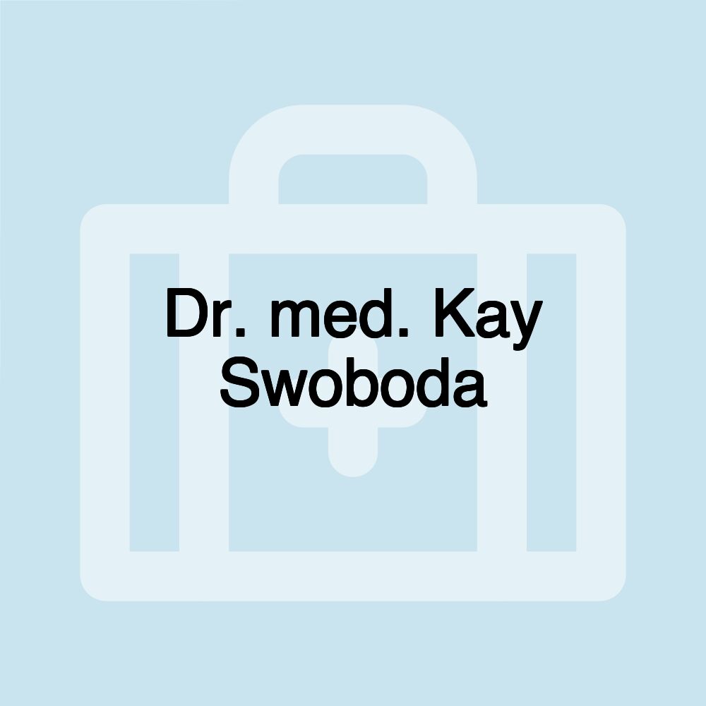 Dr. med. Kay Swoboda