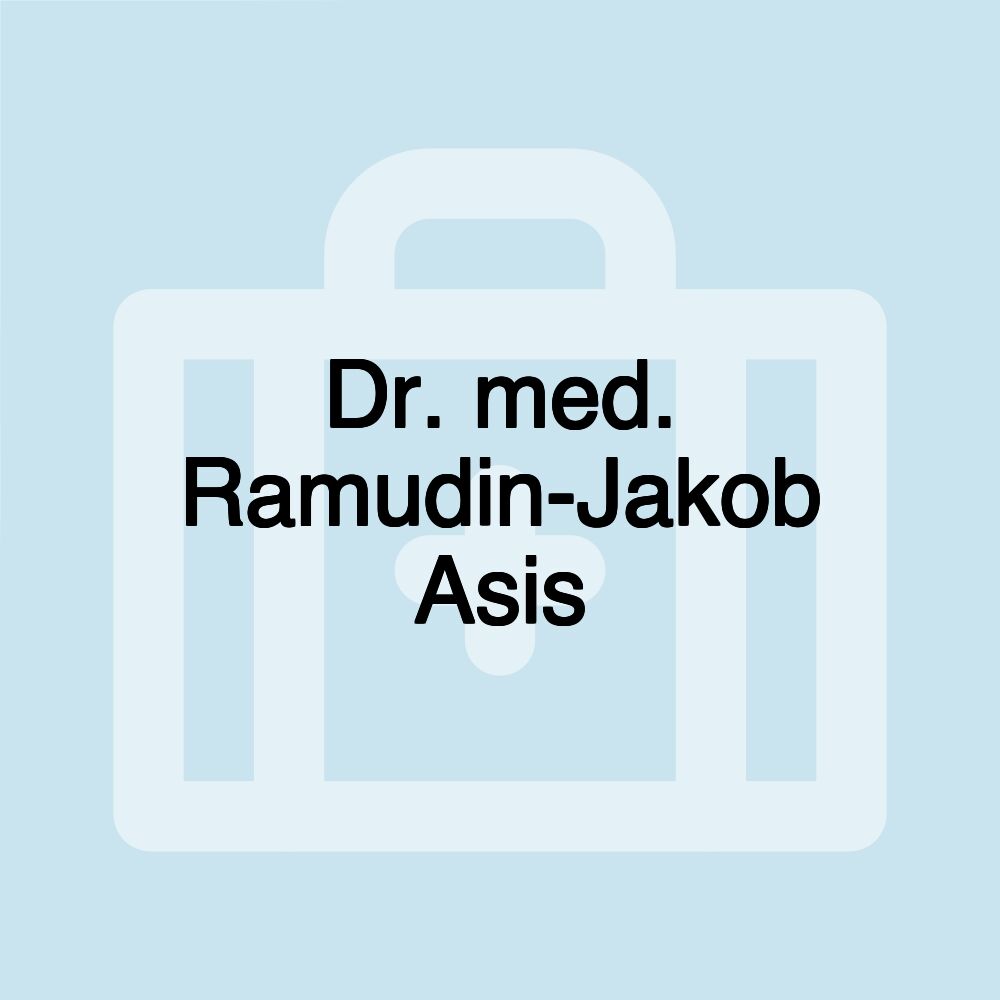 Dr. med. Ramudin-Jakob Asis