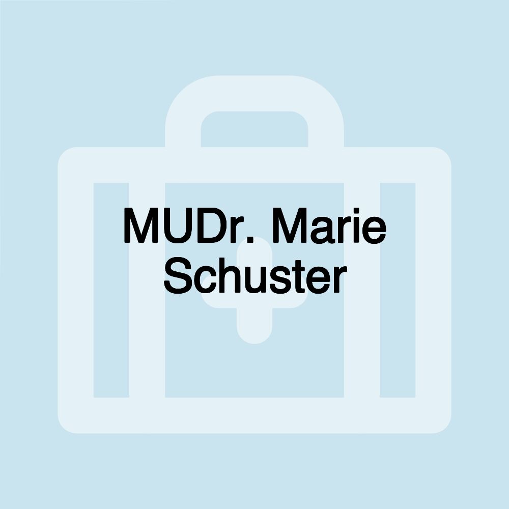 MUDr. Marie Schuster