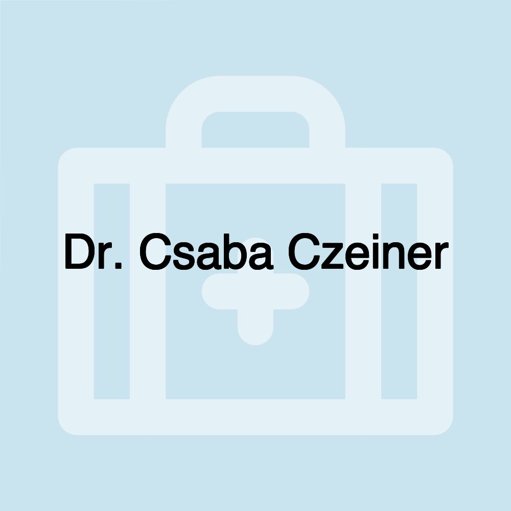 Dr. Csaba Czeiner