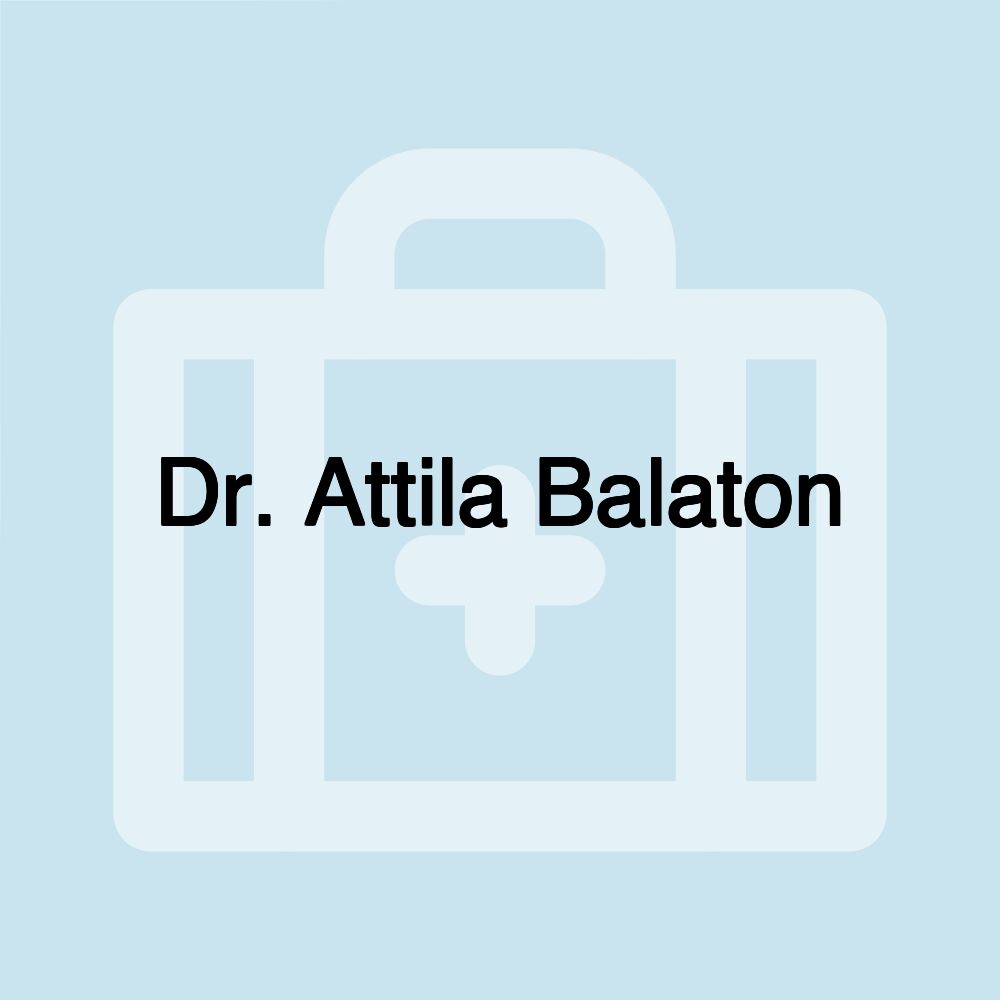 Dr. Attila Balaton