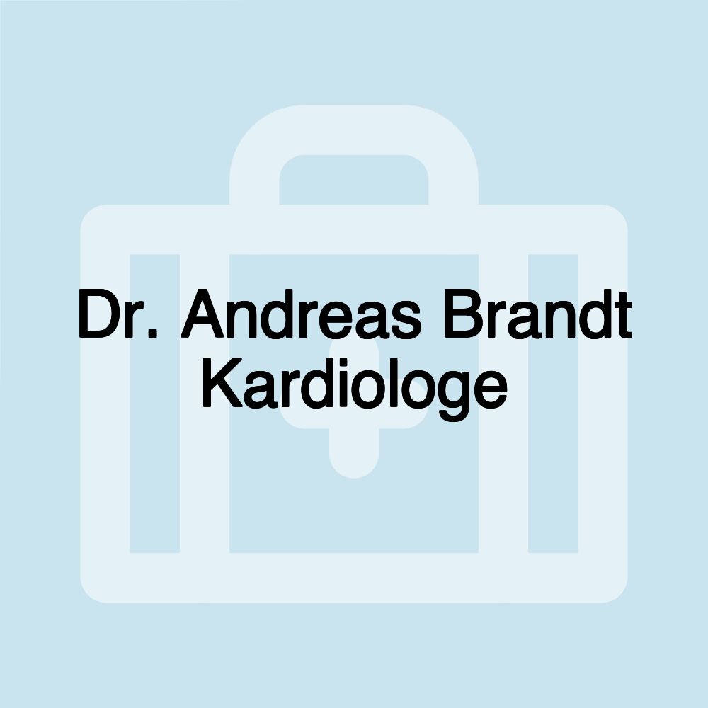 Dr. Andreas Brandt Kardiologe