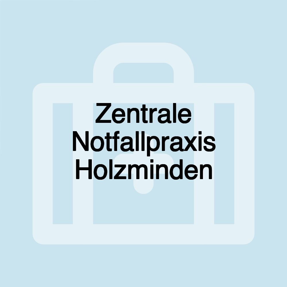 Zentrale Notfallpraxis Holzminden