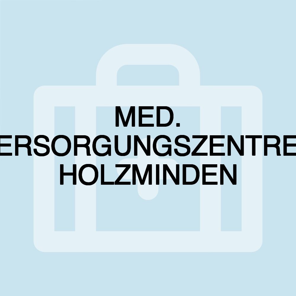 MED. VERSORGUNGSZENTREN HOLZMINDEN