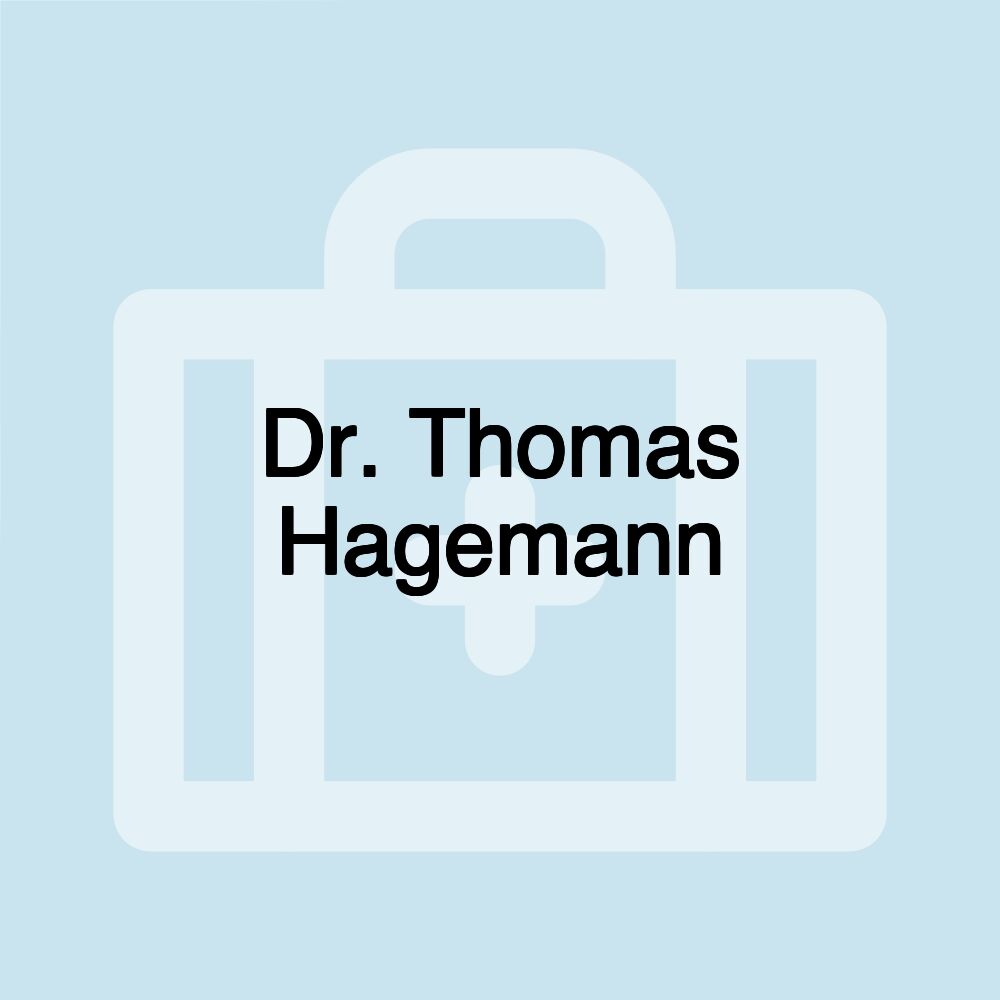 Dr. Thomas Hagemann