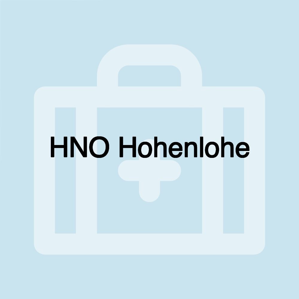 HNO Hohenlohe