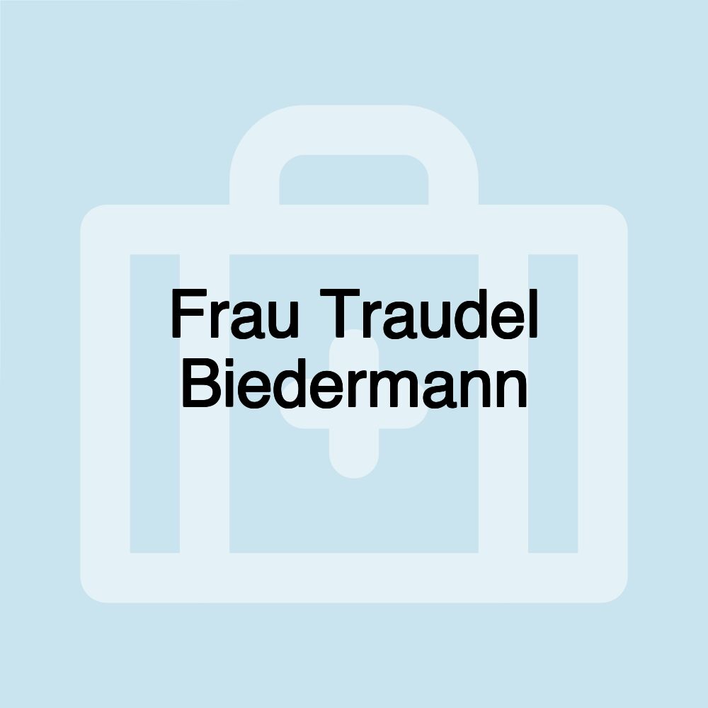 Frau Traudel Biedermann