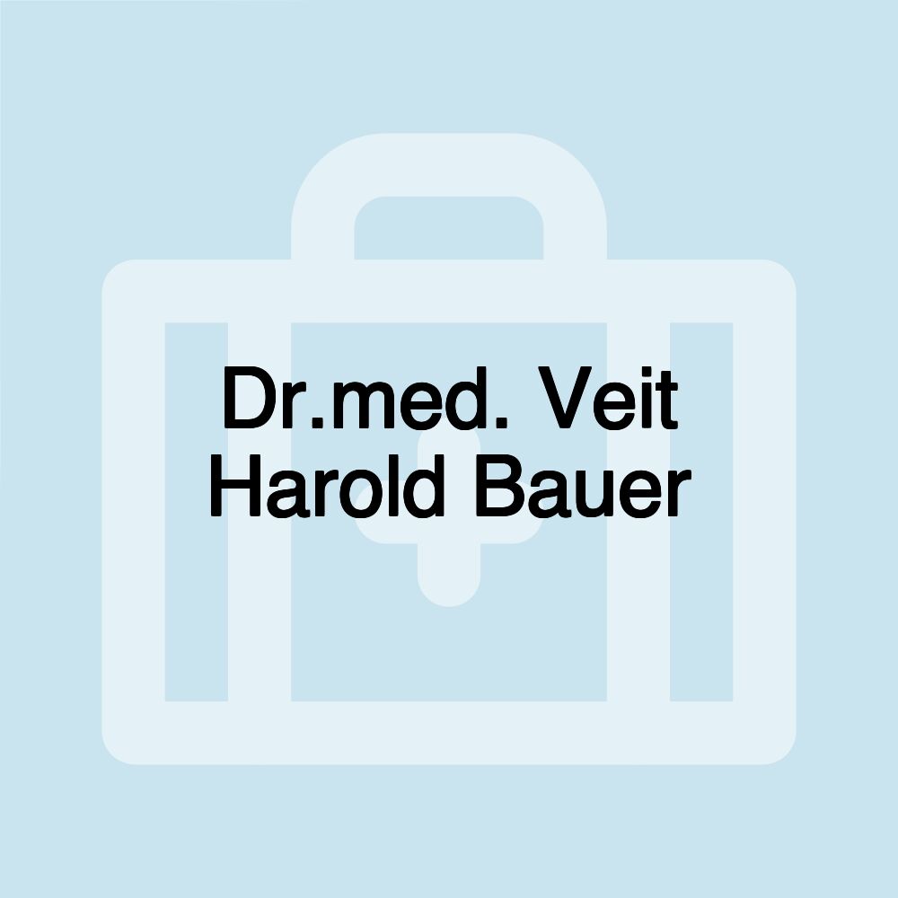 Dr.med. Veit Harold Bauer